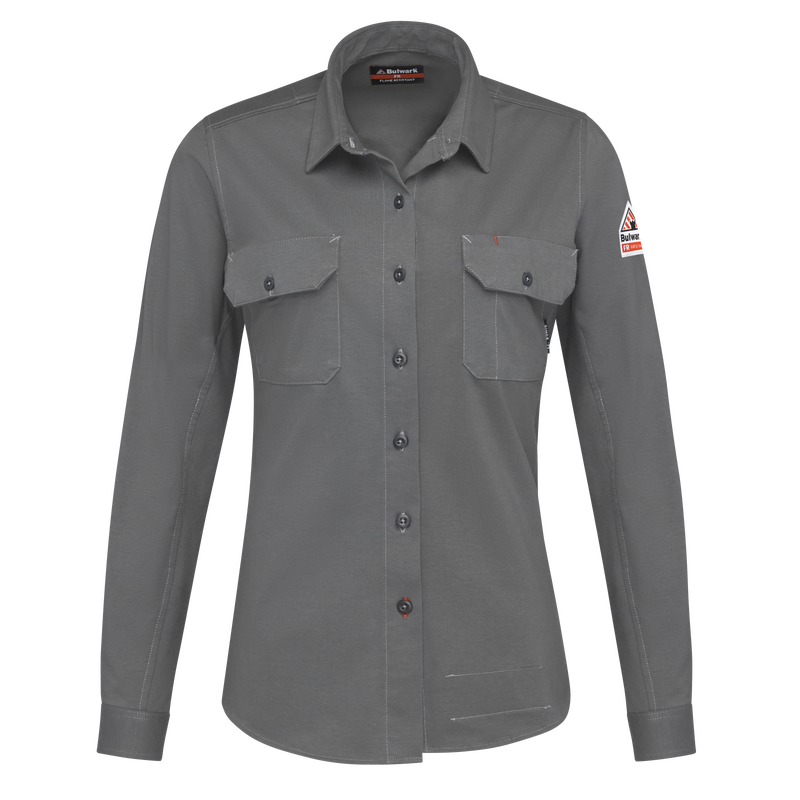 Women's Flex Knit Button Down Shirt image number 4