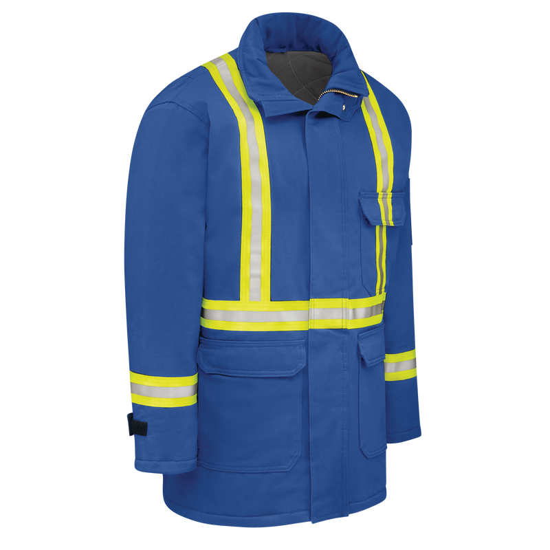 Men's Heavyweight Excel FR&reg; ComforTouch&reg; Insulated Deluxe Parka with Reflective Trim image number 2