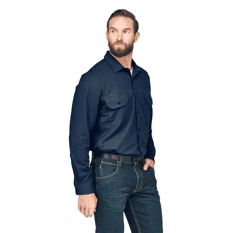 Bulwark FR Flex Knit Button Down Shirt image number 3