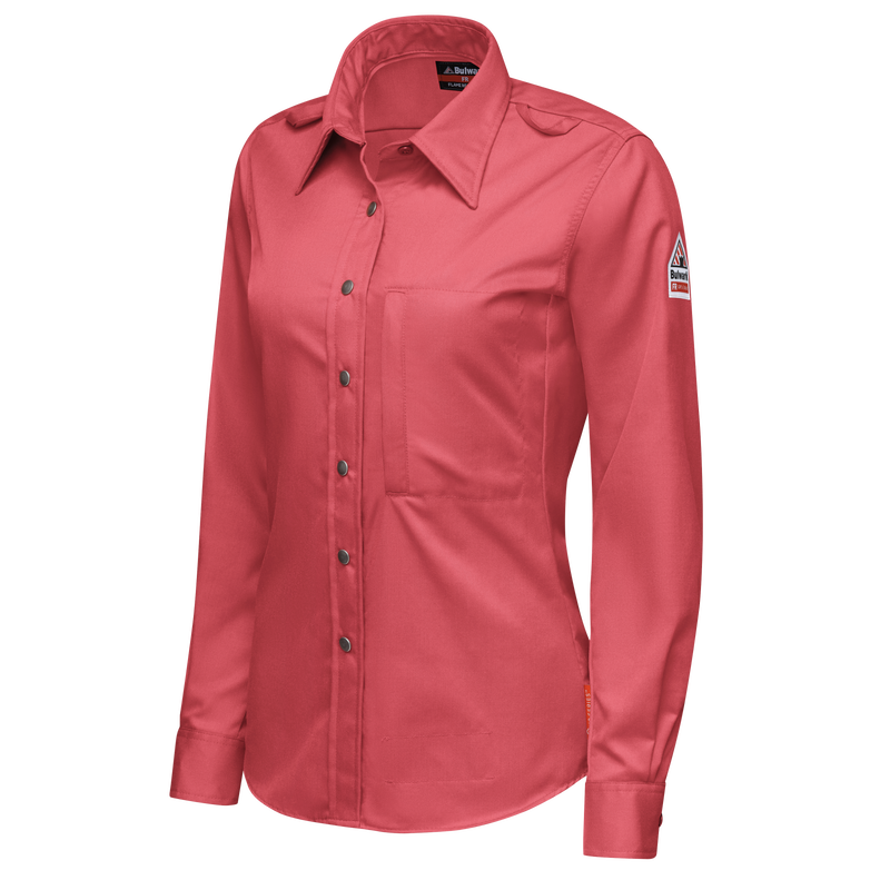 iQ Series® Women’s Midweight Comfort Snap-Front Woven Shirt image number 3