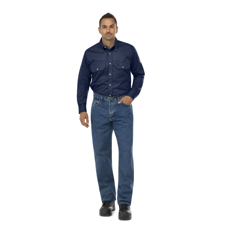 Men's Midweight FR Dress Uniform Shirt image number 2