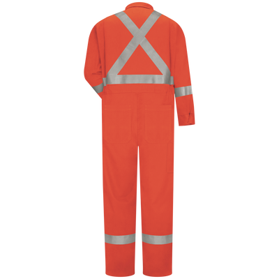 Men's Premium Coverall with Reflective Trim
