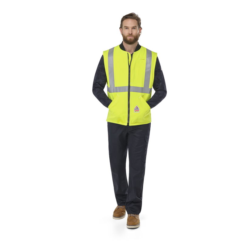 Men's FR Hi-Visibility Insulated Vest image number 2