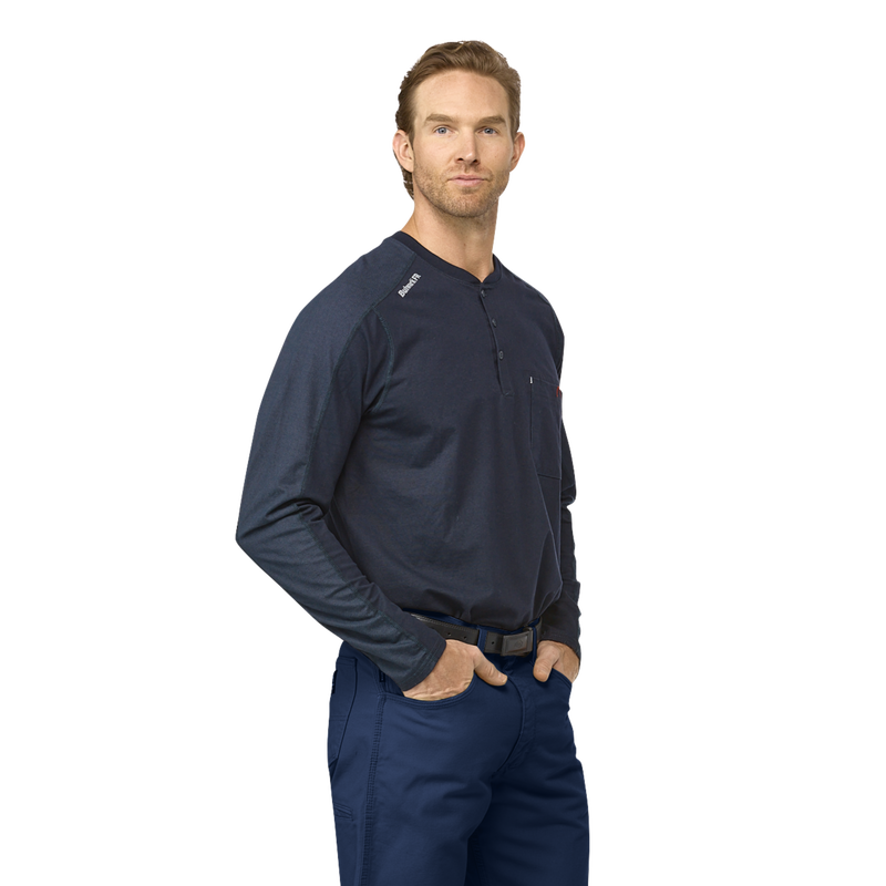 Men's Flex Knit Henley image number 3