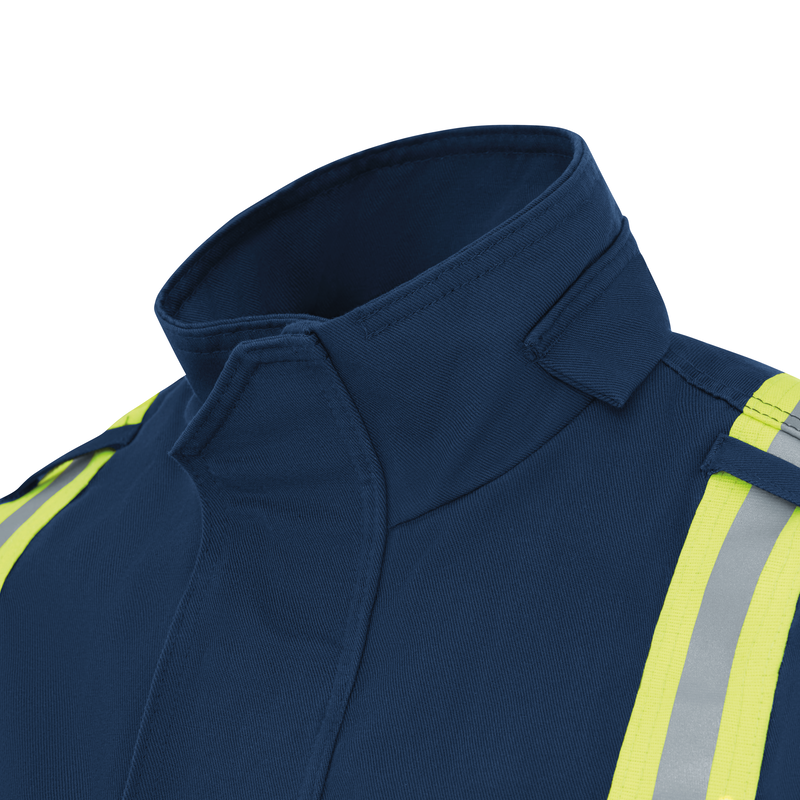 Men's Lined Bomber Jacket with Reflective Trim image number 6