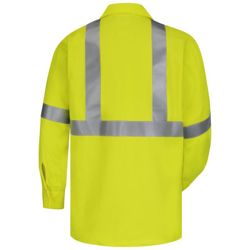 Men's Midweight FR Hi-Visibility Work Shirt image number 1