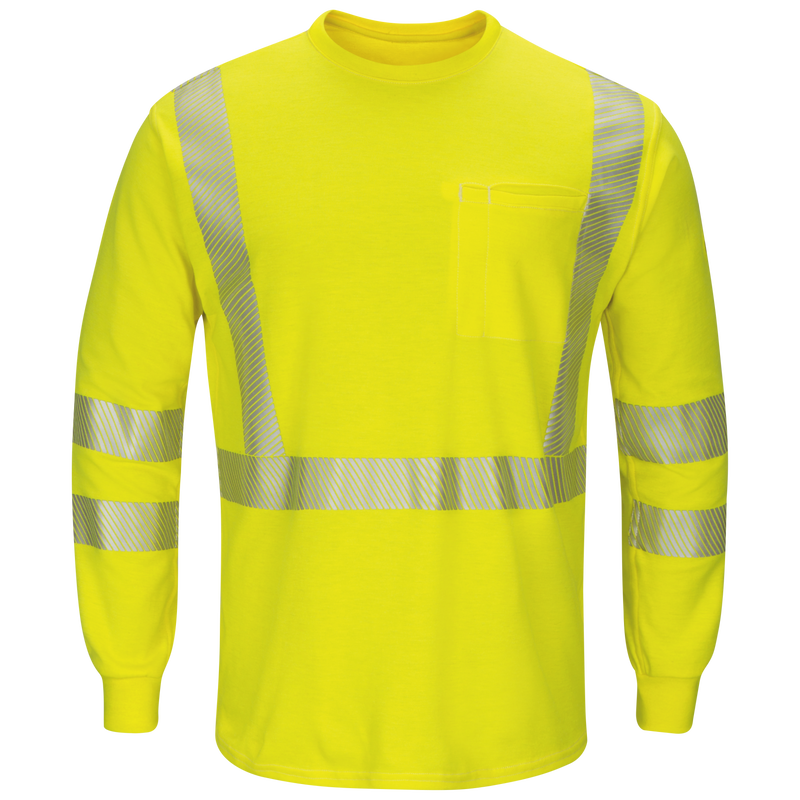 Hi-Visibility Lightweight Long Sleeve T-Shirt with Insect Shield image number 4