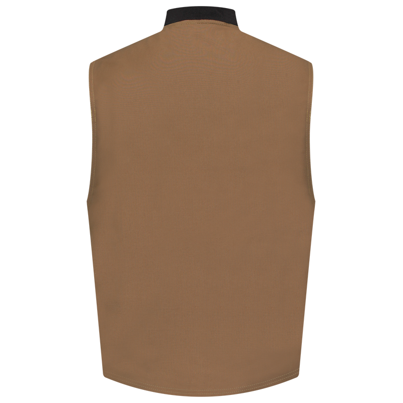 Men's Heavyweight FR Brown Duck Vest Jacket Liner image number 2
