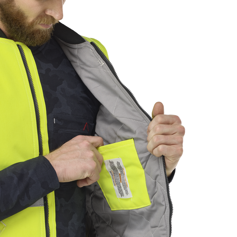Men's FR Hi-Visibility Insulated Vest image number 8