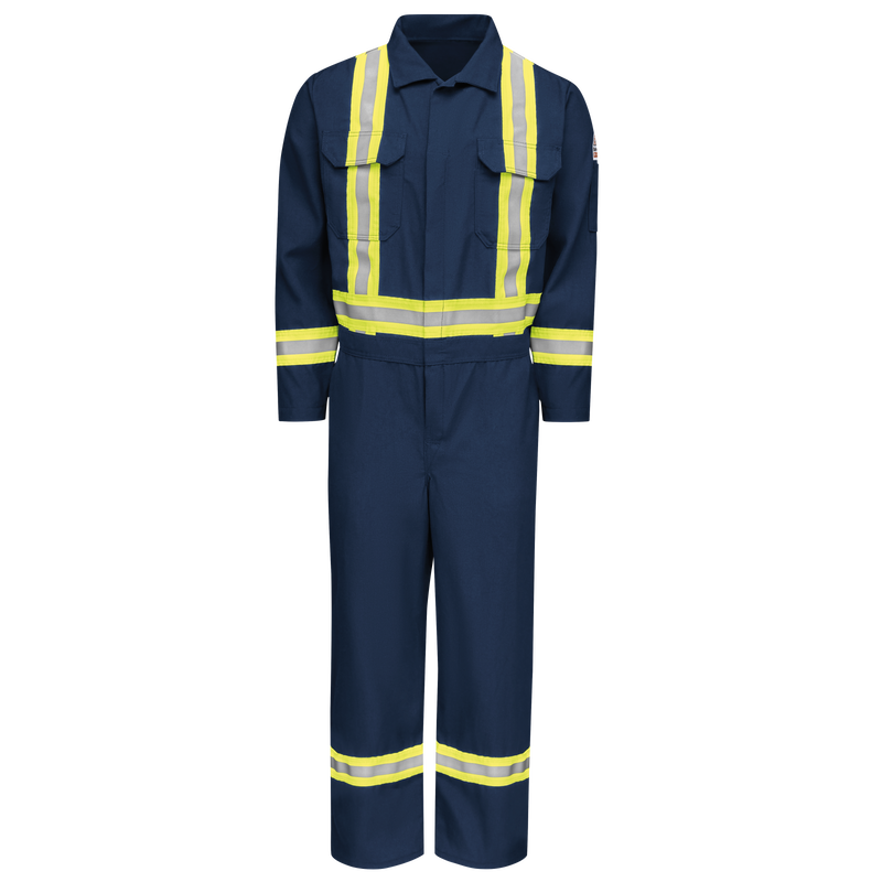 Men's Midweight Nomex FR Premium Coverall with CSA Compliant Reflective Trim image number 0