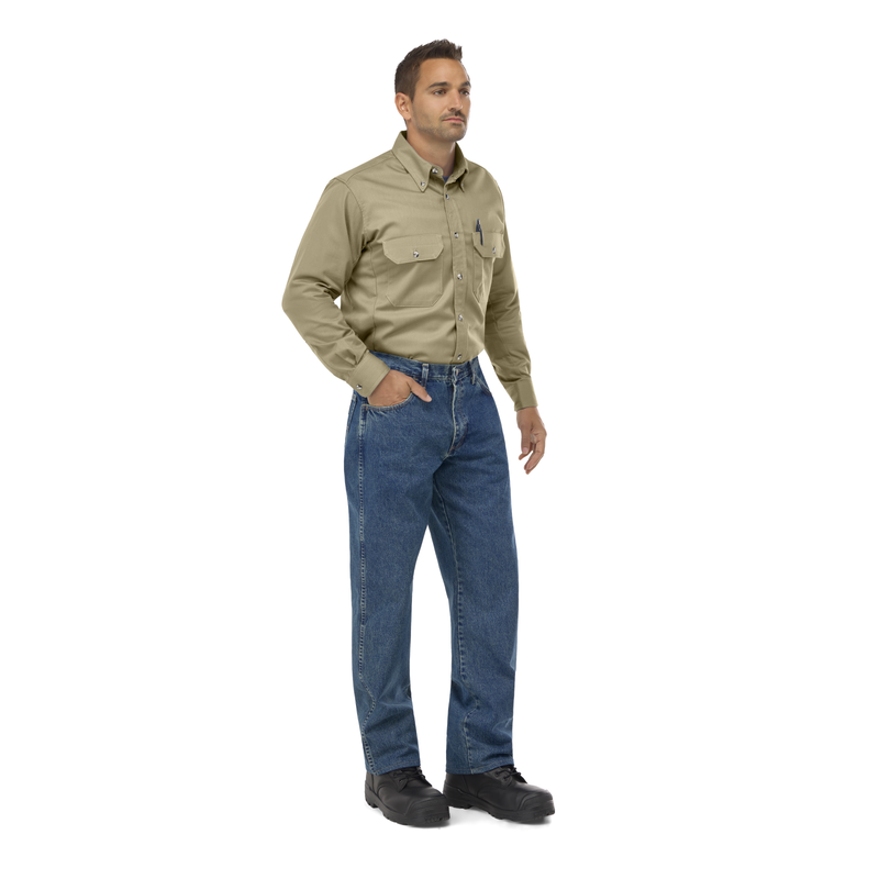 Men's Midweight FR Dress Uniform Shirt image number 4