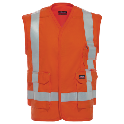 Five Point Tearaway Vest with Reflective Trim