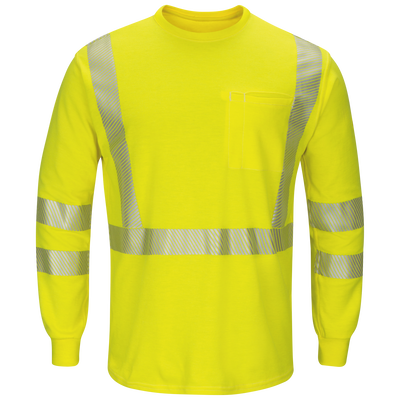 Hi-Visibility Lightweight Long Sleeve T-Shirt with Insect Shield