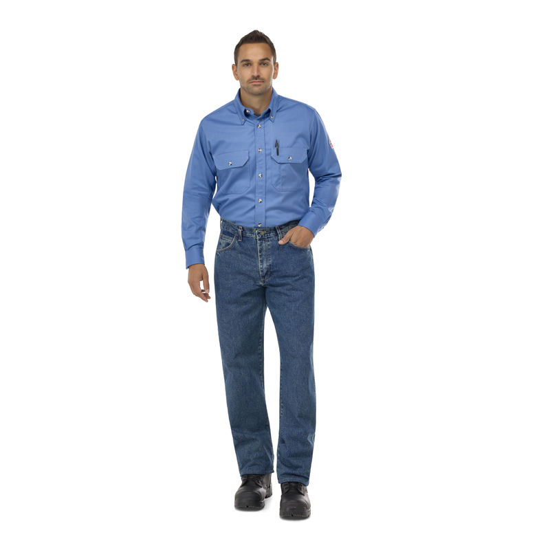 Men's Midweight FR Dress Uniform Shirt image number 2