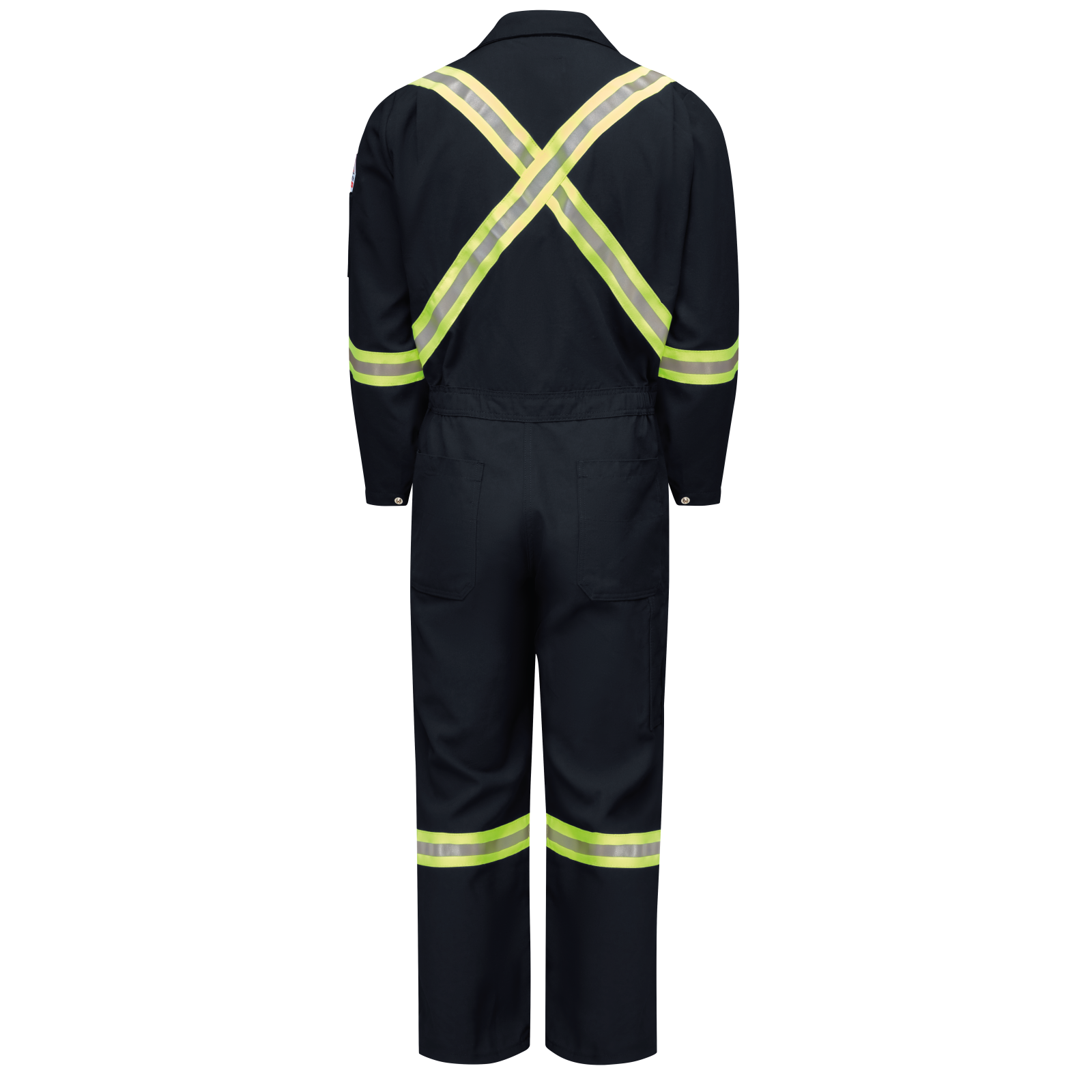 FRC WorkRite Men's Industrial Flame Resistant Coverall Navy Blue Work 42R 