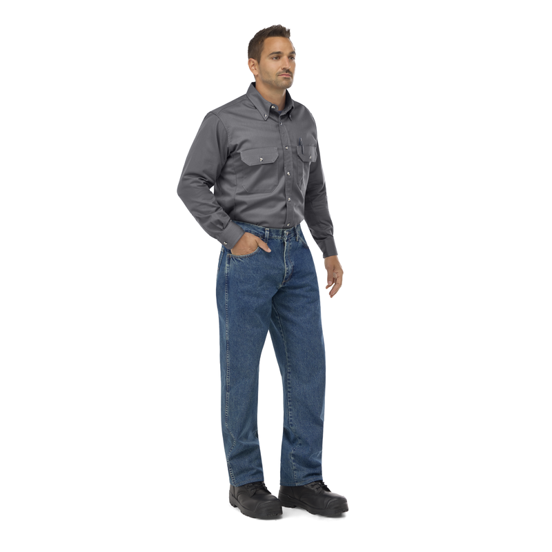 Men's Midweight FR Dress Uniform Shirt image number 4