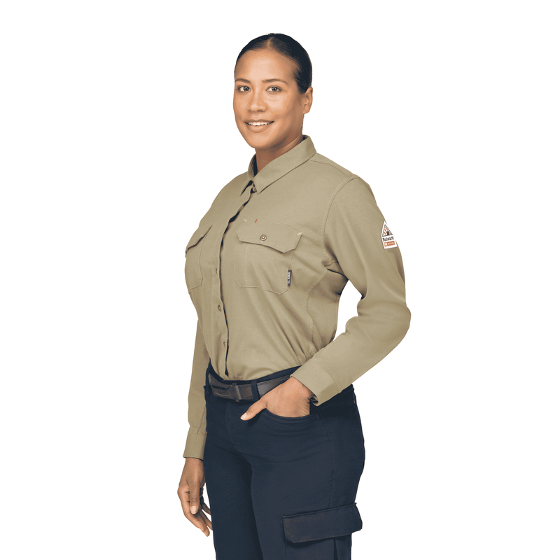 Women's Flex Knit Button Down Shirt image number 2