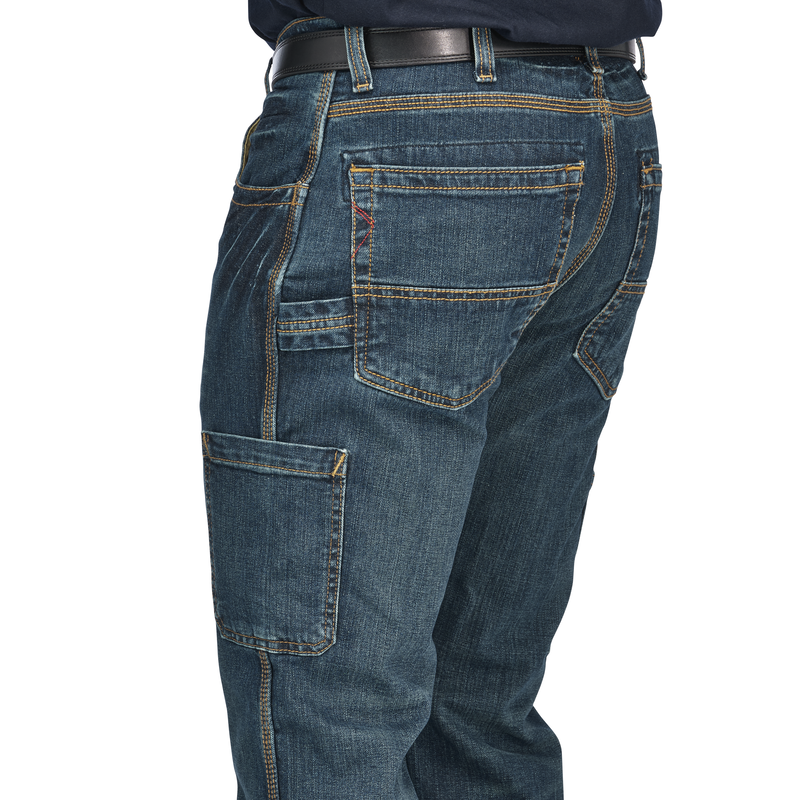 Men&rsquo;s Stretch Mid-Rise Dungaree Jean image number 10