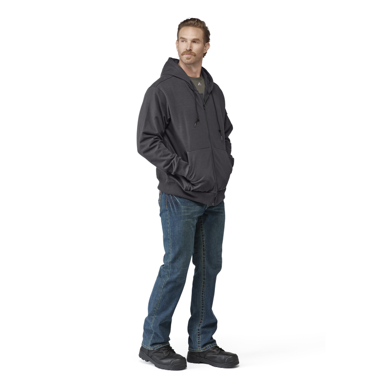 Men's Fleece FR Zip-Front Hooded Sweatshirt image number 7