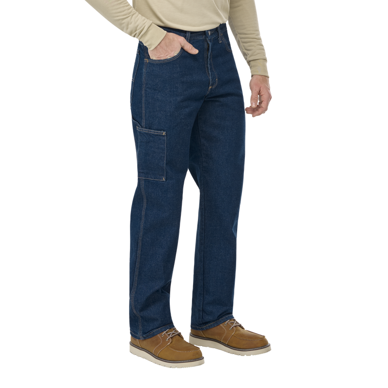 Men's Heavyweight Excel FR Denim Dungaree image number 3