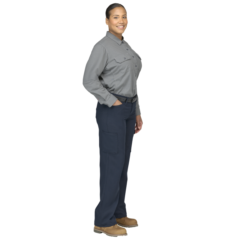 Women's Flex Knit Button Down Shirt image number 7