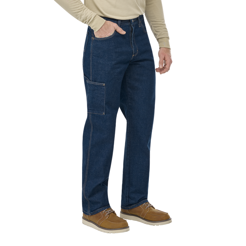 Men's Heavyweight Excel FR Denim Dungaree image number 3