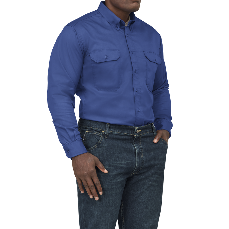 iQ Series&reg; Men's Midweight Comfort Woven Shirt image number 3