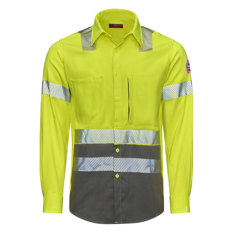 Men's Hi-Visibility Color Block Uniform Shirt image number 0