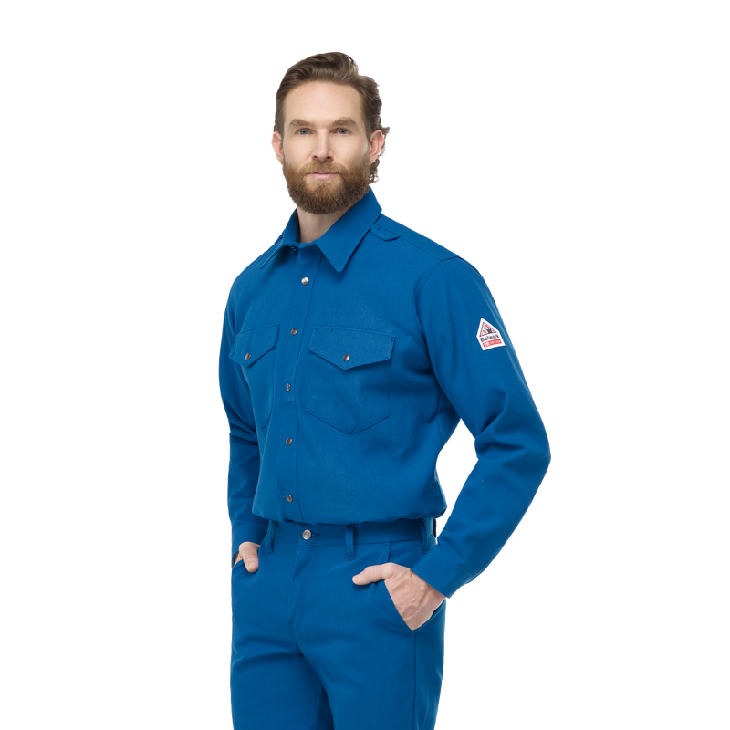 Men's Midweight Nomex FR Snap-Front Shirt image number 3