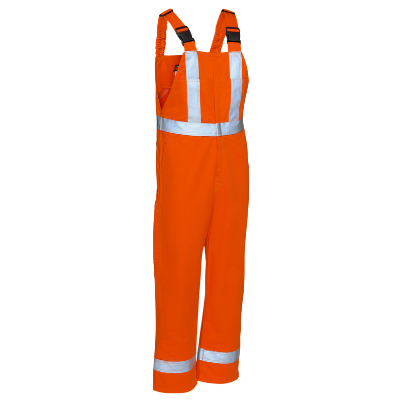 Men's Unlined Bib Overall with Reflective Trim image number 2