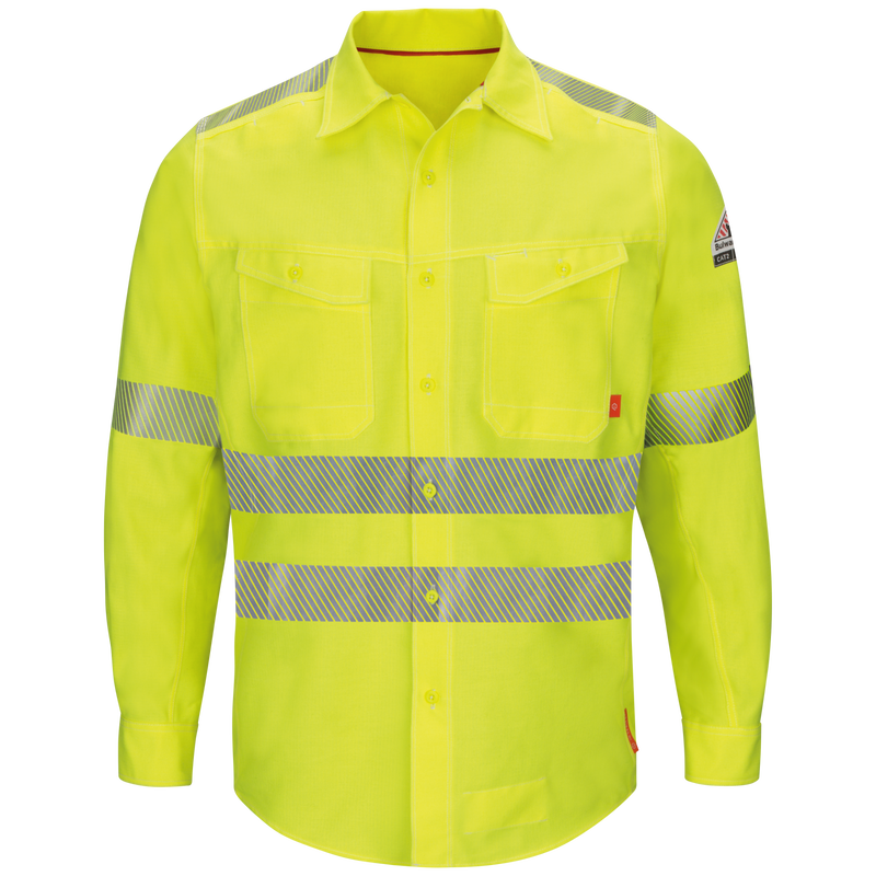 iQ Series® Endurance Men's FR Hi-Visibility Work Shirt image number 1