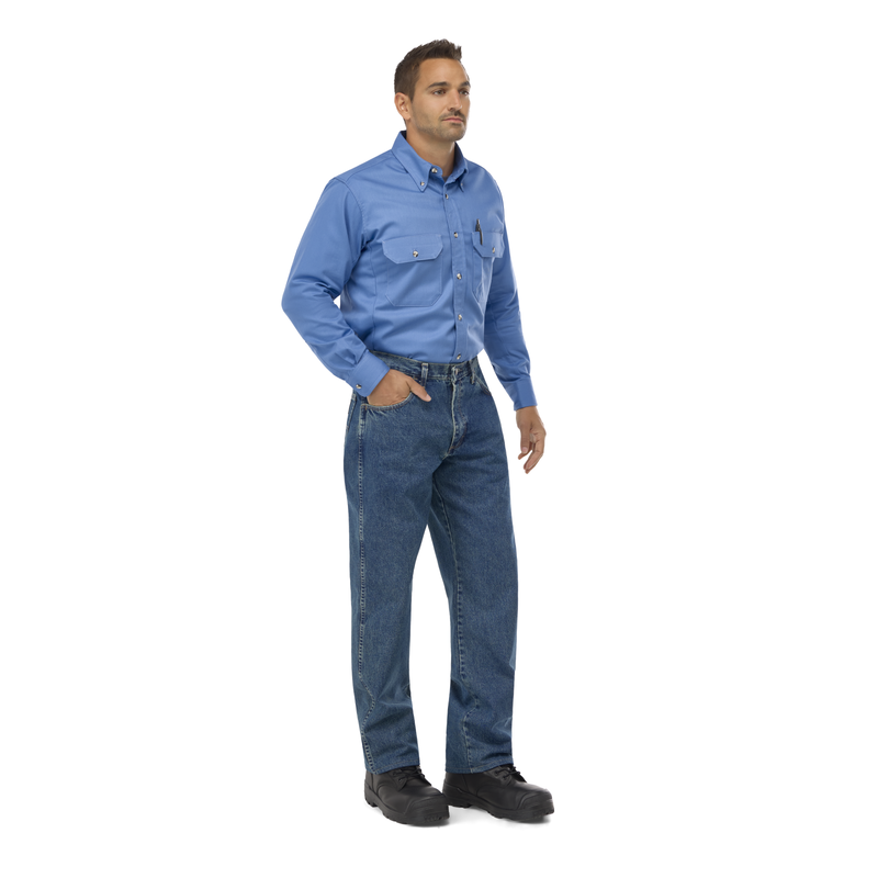 Men's Midweight FR Dress Uniform Shirt image number 4