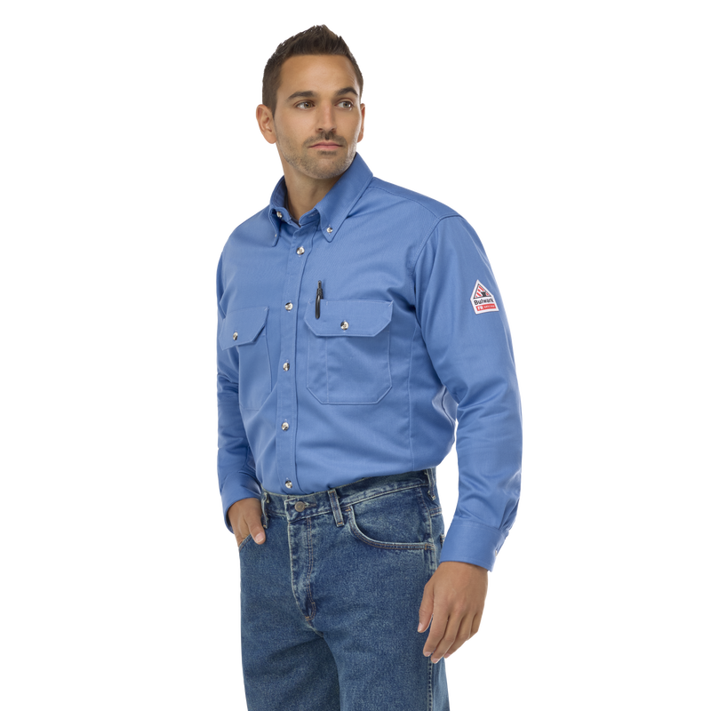 Men's Midweight FR Dress Uniform Shirt image number 3