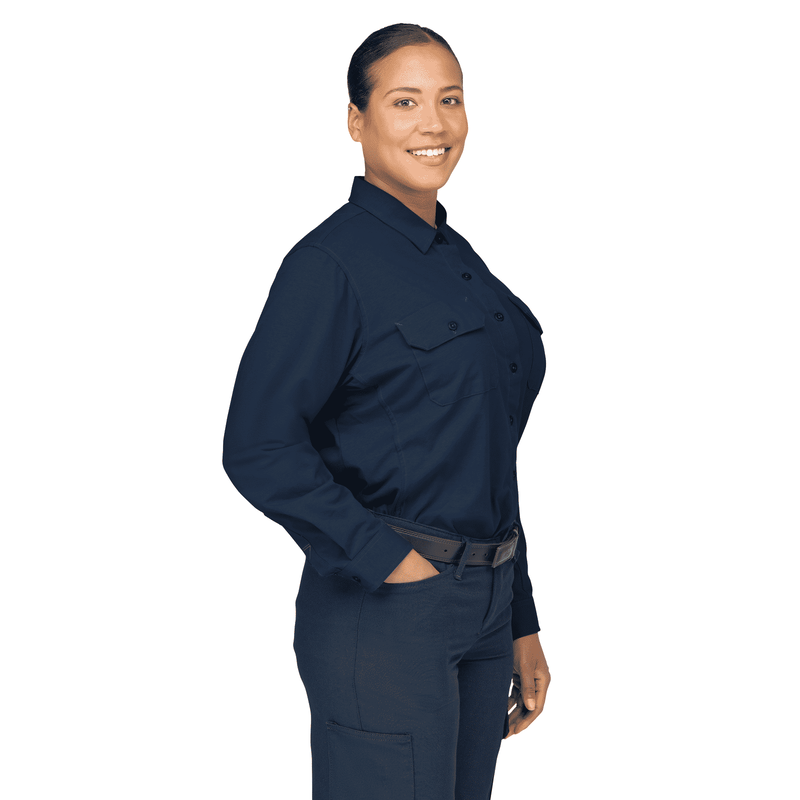 Women's Flex Knit Button Down Shirt image number 3