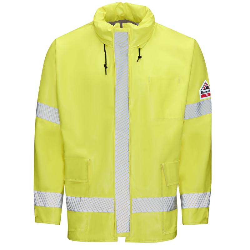 Men's FR Hi-Visibility Rain Jacket image number 0