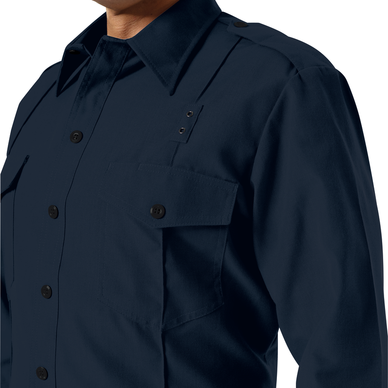 Men's Classic Long Sleeve Fire Chief Shirt image number 11