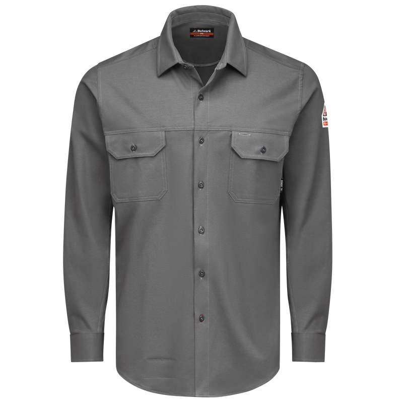 Bulwark FR Flex Knit Button Down Shirt image number 1
