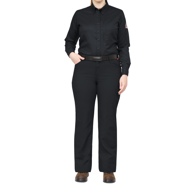 iQ Series® Women's Lightweight Comfort Woven Shirt image number 3