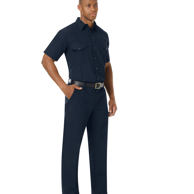 Men's Classic Short Sleeve Western Firefighter Shirt image number 8
