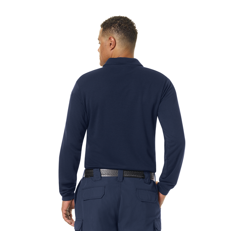 Men's Long Sleeve Station Wear Polo Shirt image number 6