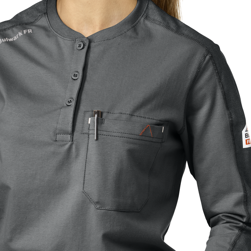 Women's Flex Knit Henley image number 11