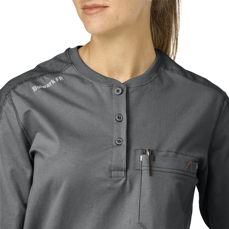 Women's Flex Knit Henley image number 10