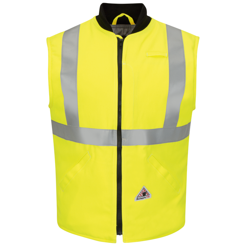 Men's FR Hi-Visibility Insulated Vest image number 4