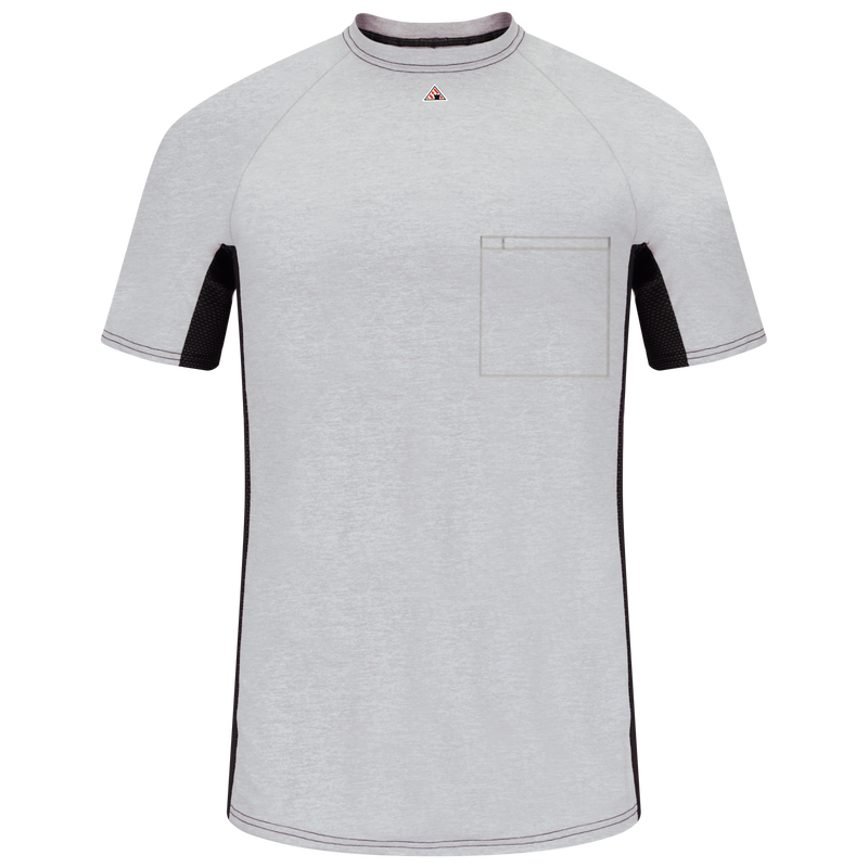 Men's FR Short Sleeve Base Layer with Concealed Chest Pocket image number 0