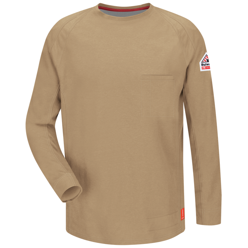 iQ Series® Comfort Knit Men's FR Long Sleeve T-Shirt image number 1