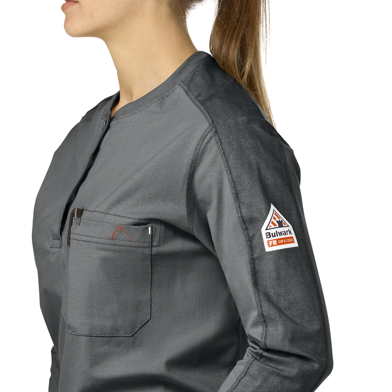 Women's Flex Knit Henley image number 8