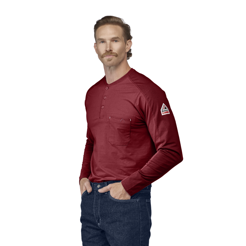 Men's Flex Knit Henley image number 2