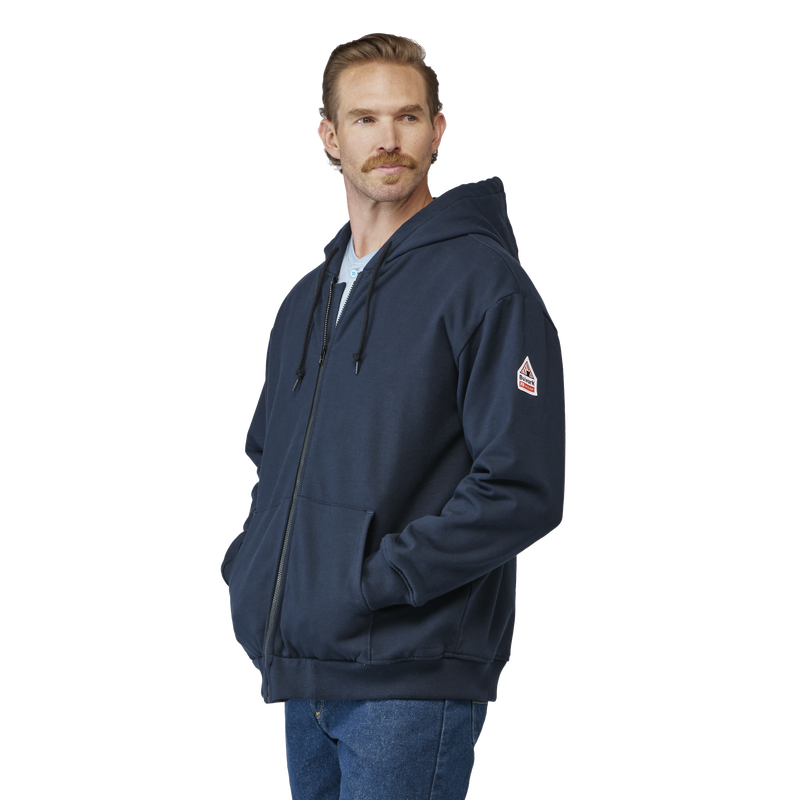 Men's Thermal Lined Zip-Front Hooded Sweatshirt image number 2
