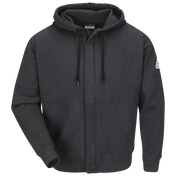 Men's Fleece FR Zip-Front Hooded Sweatshirt | Bulwark® FR