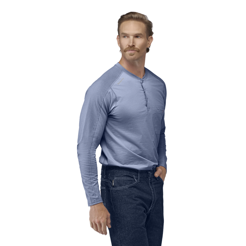 Men's Flex Knit Henley image number 3